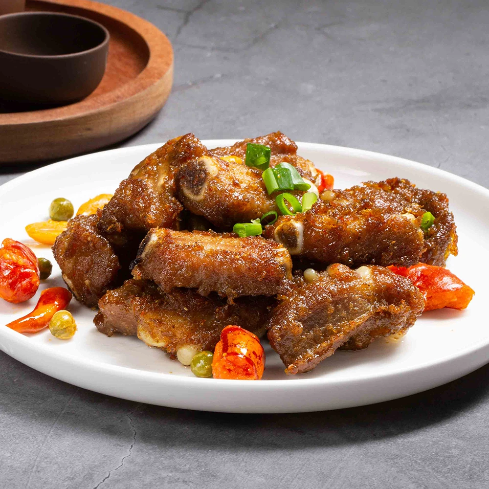 紫燕百味鸡蒜香排骨300g*2袋猪小排肋排半成品预制菜