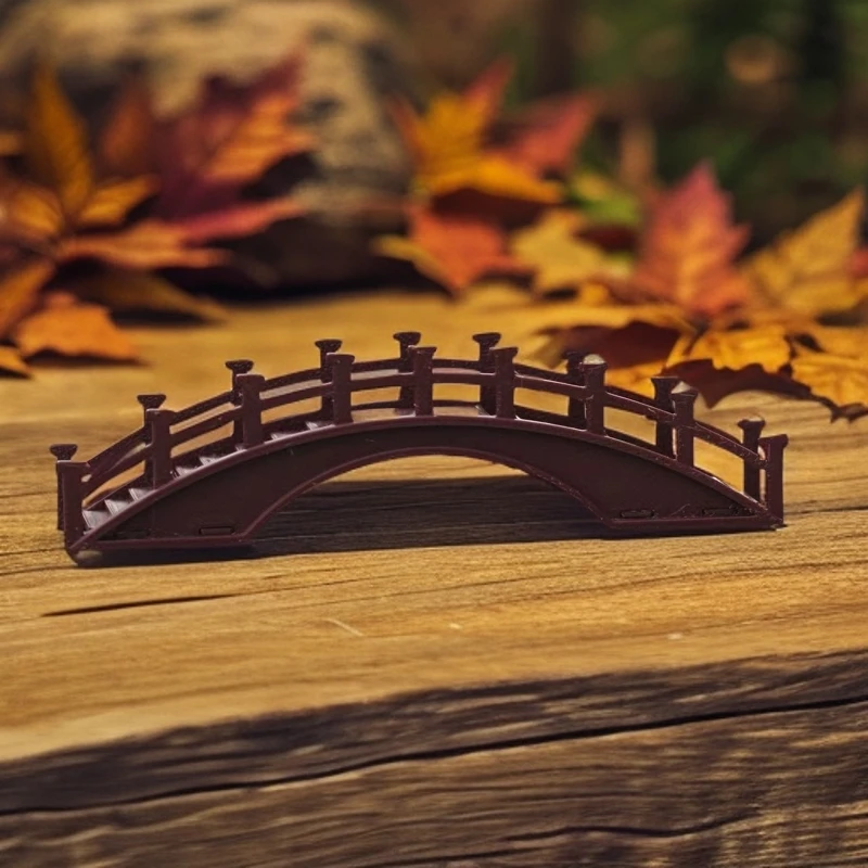 拱桥小桥微景观桥模型仿中式古韵商用古典环保无毒茶道家用挂件