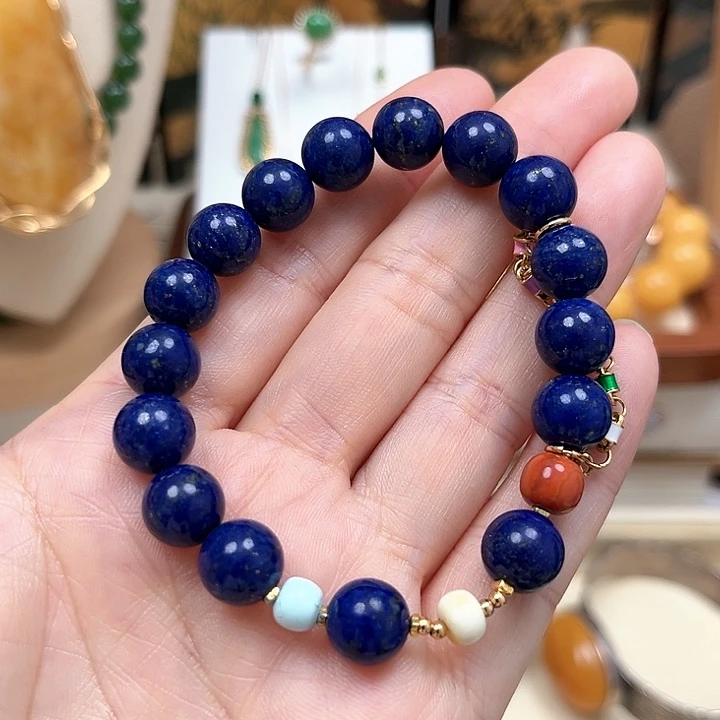青金石手串未镶嵌9.5