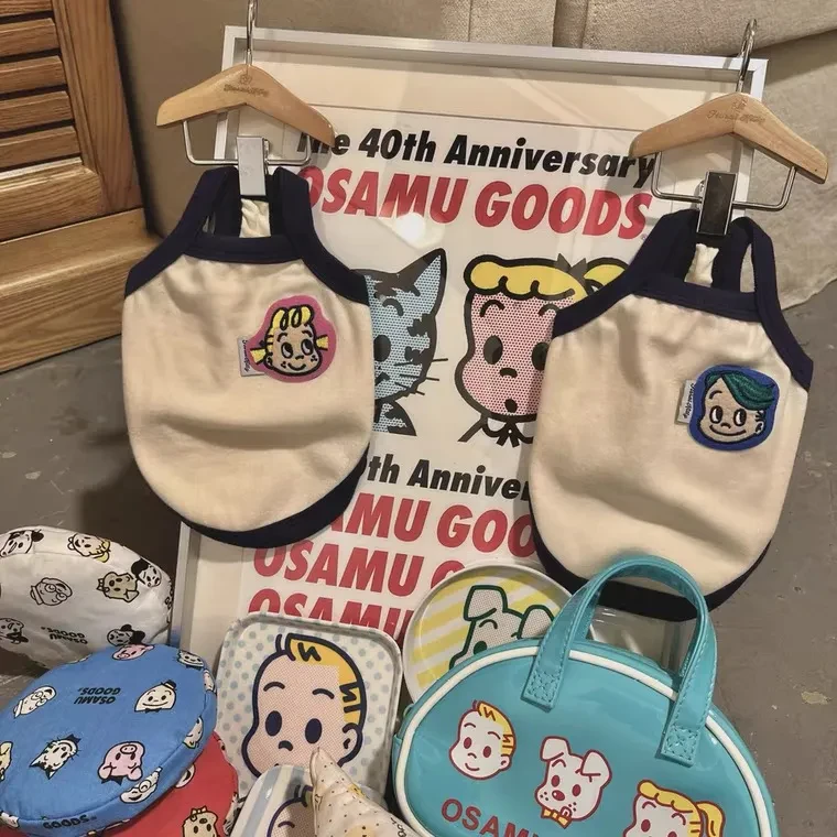 宠物服猫咪狗狗昭和复古小吊带家居服日系春夏季新款