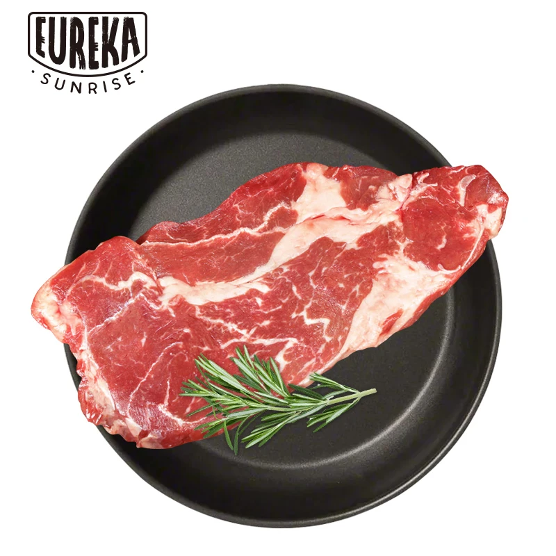 EUREKA SUNRISE优瑞卡安格斯谷饲上脑牛排1KG原装进口整原切牛肉