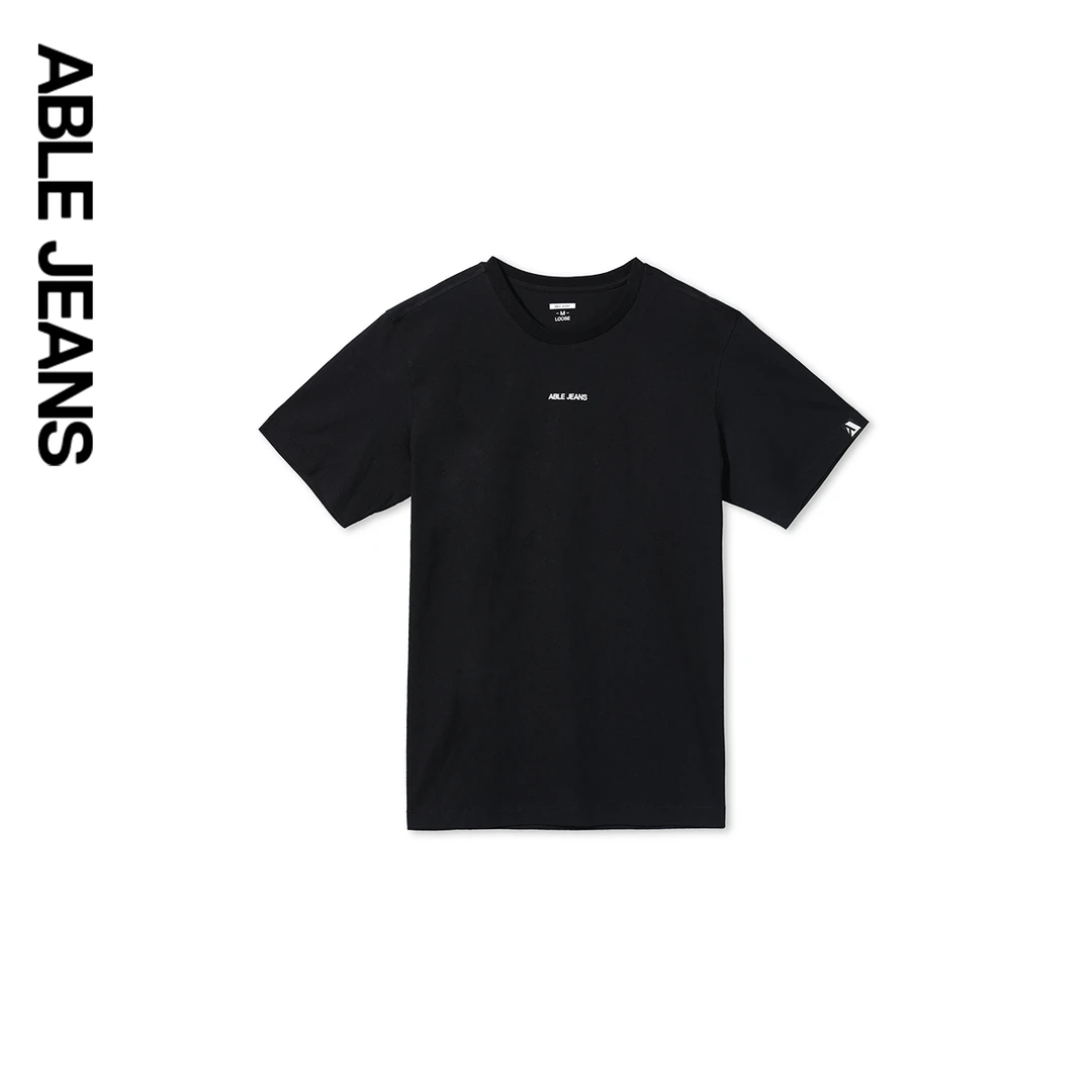 ABLE JEANS夏季新款男女同款时尚潮流宽松短袖T恤女夏781219