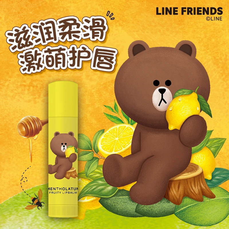 曼秀雷敦果香润唇膏柠檬味3.5g 滋润补水保湿防干裂清爽护唇