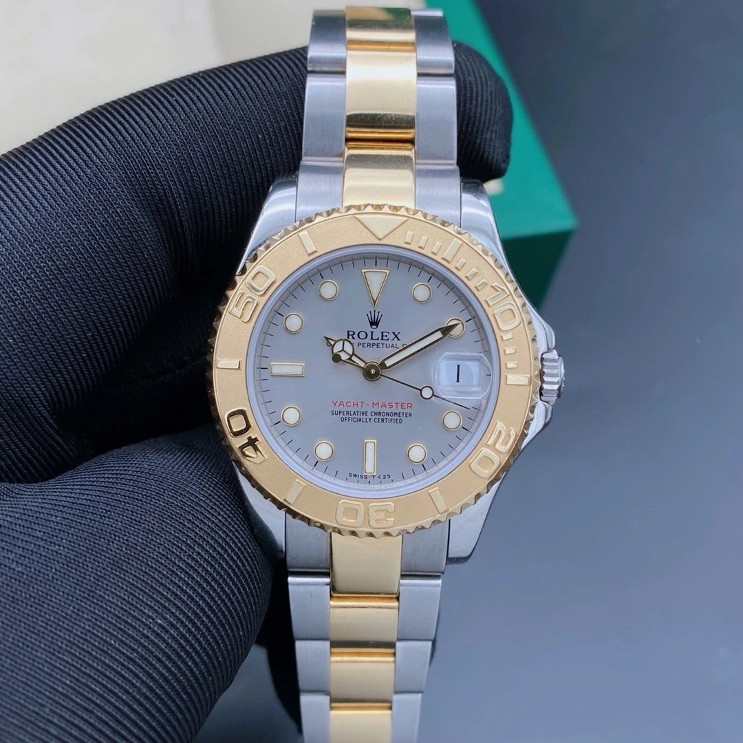 99新 Rolex/劳力士 游艇168623/自动机械/表径35/灰盘