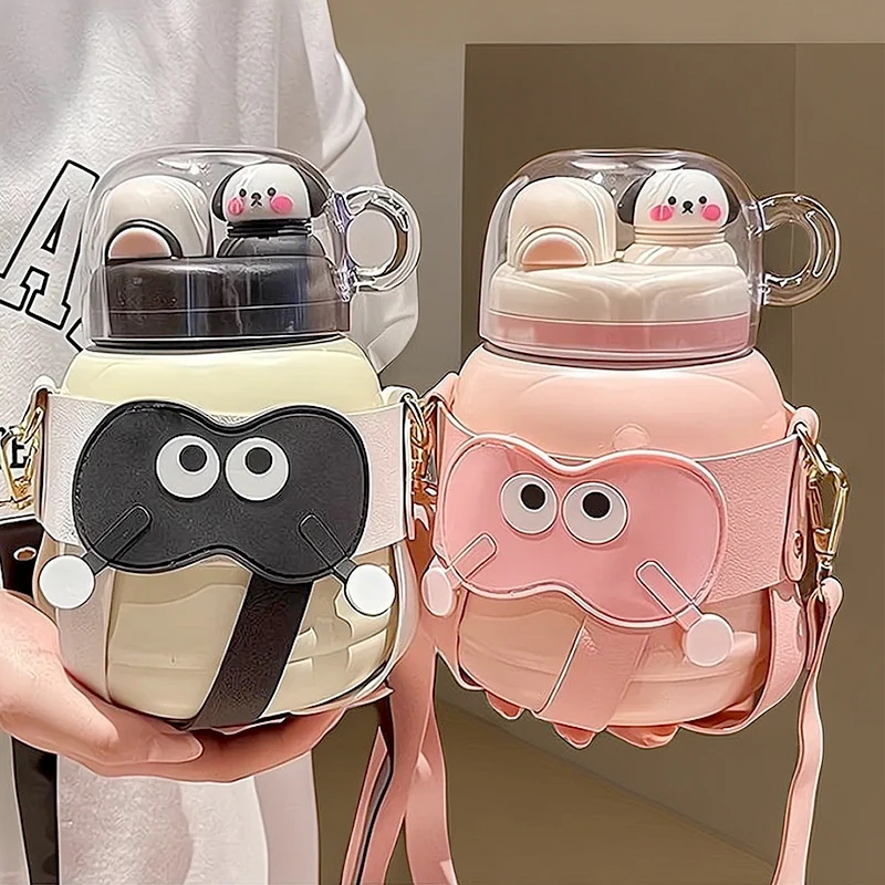 316不锈钢保温杯女生高颜值大容量学生上学专用儿童水壶大肚杯G