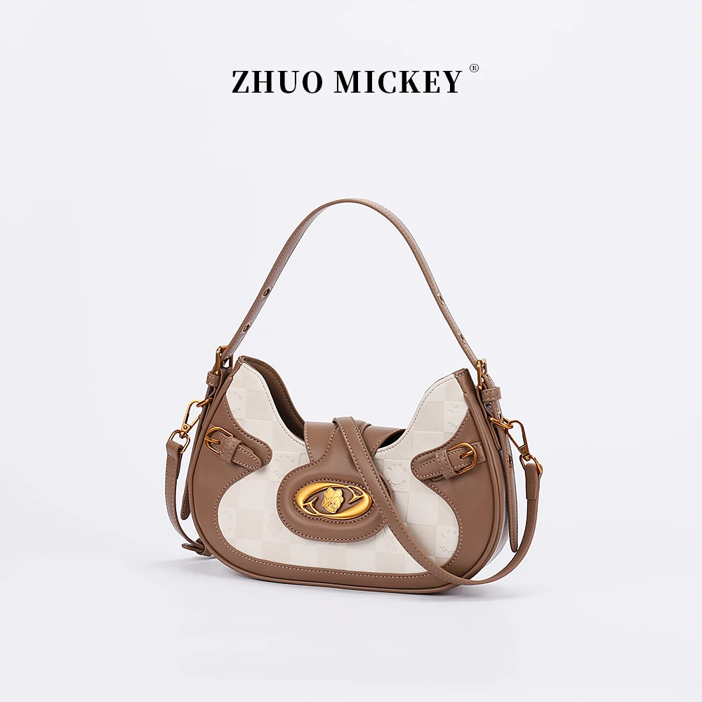 ZHUO MICKEY新款时尚百搭手提斜挎包Z2627白色