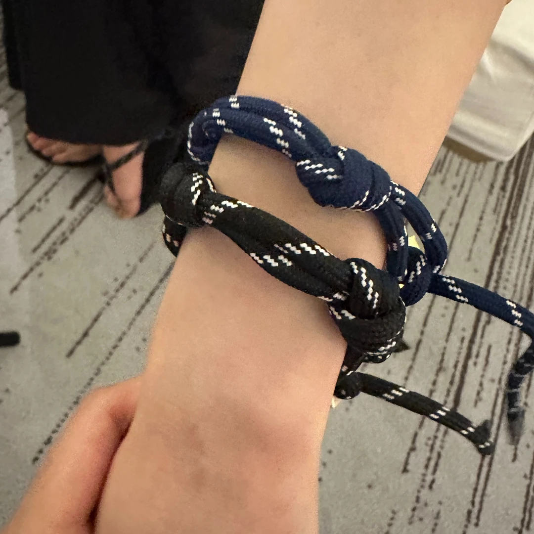 非金属布艺手链 miu系尼龙小众手链