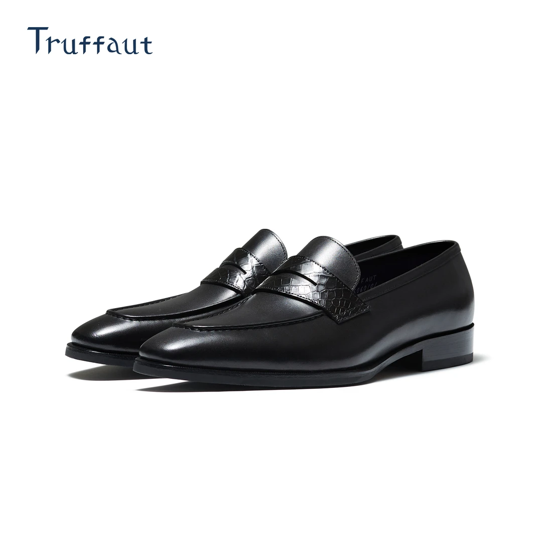【年终特惠】微瑕断码Truffaut手工男士乐福鞋商务休闲皮鞋懒人鞋
