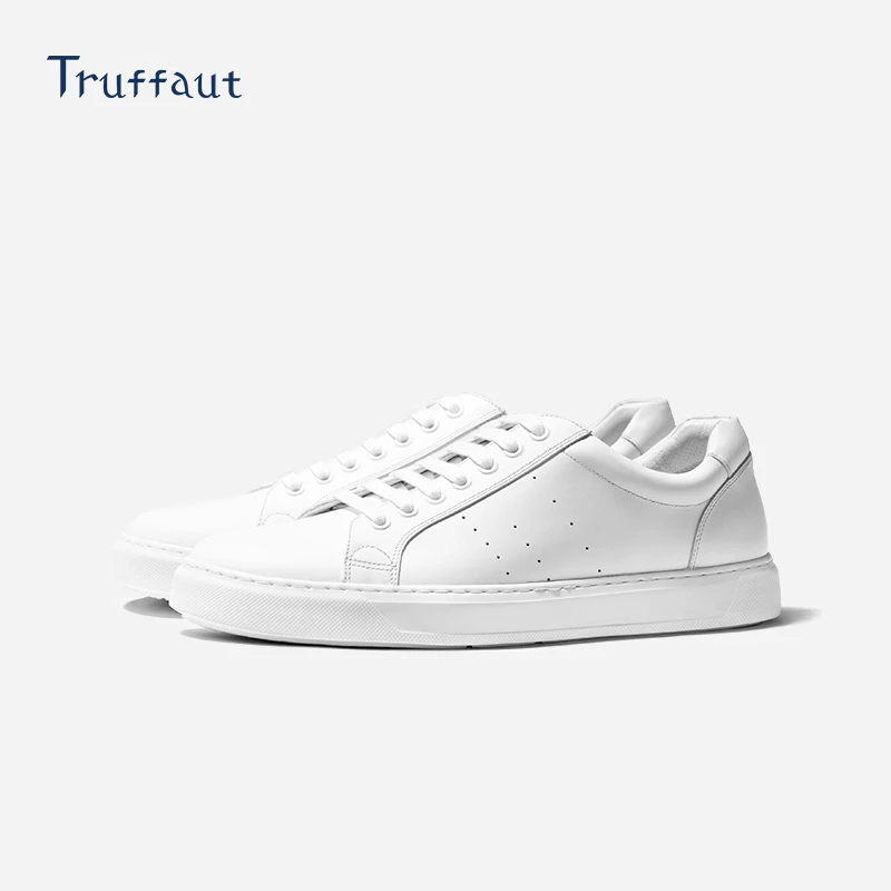 【年终特惠】微瑕断码Truffaut 小白鞋男高端真皮板鞋百搭透气板鞋