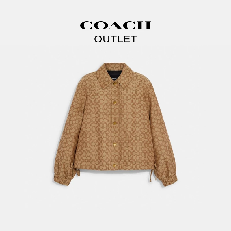 COACH/蔻驰奥莱 经典标志CHORE夹克