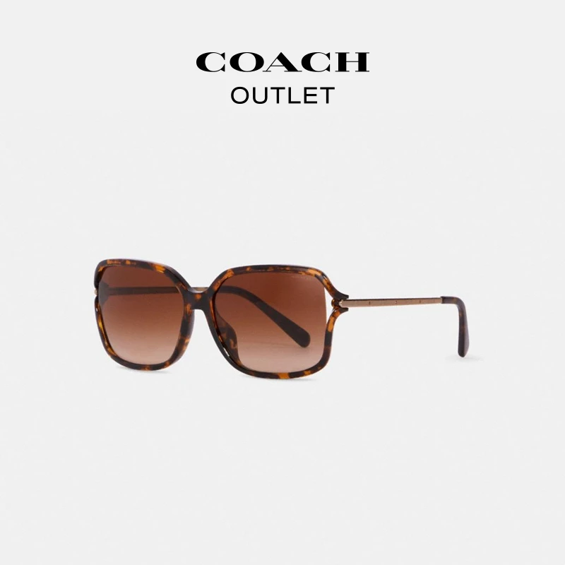 【巴图&博谷优享】COACH/蔻驰 金属开放式镜框太阳眼镜