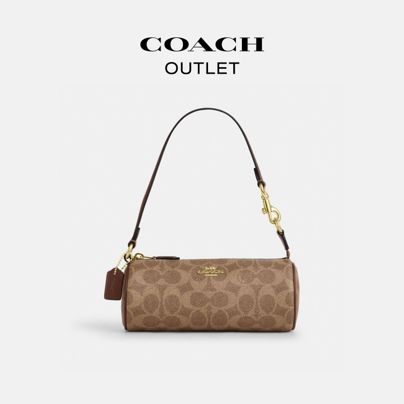 COACH/蔻驰奥莱 经典标志NOLITA圆筒包