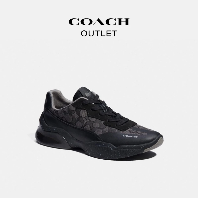 COACH/蔻驰奥莱 经典老花CITYSOLE跑鞋低帮鞋时尚休闲鞋