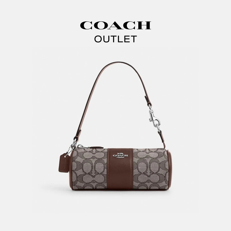 【小小莎专属】COACH/蔻驰奥莱 经典标志NOLITA圆筒包