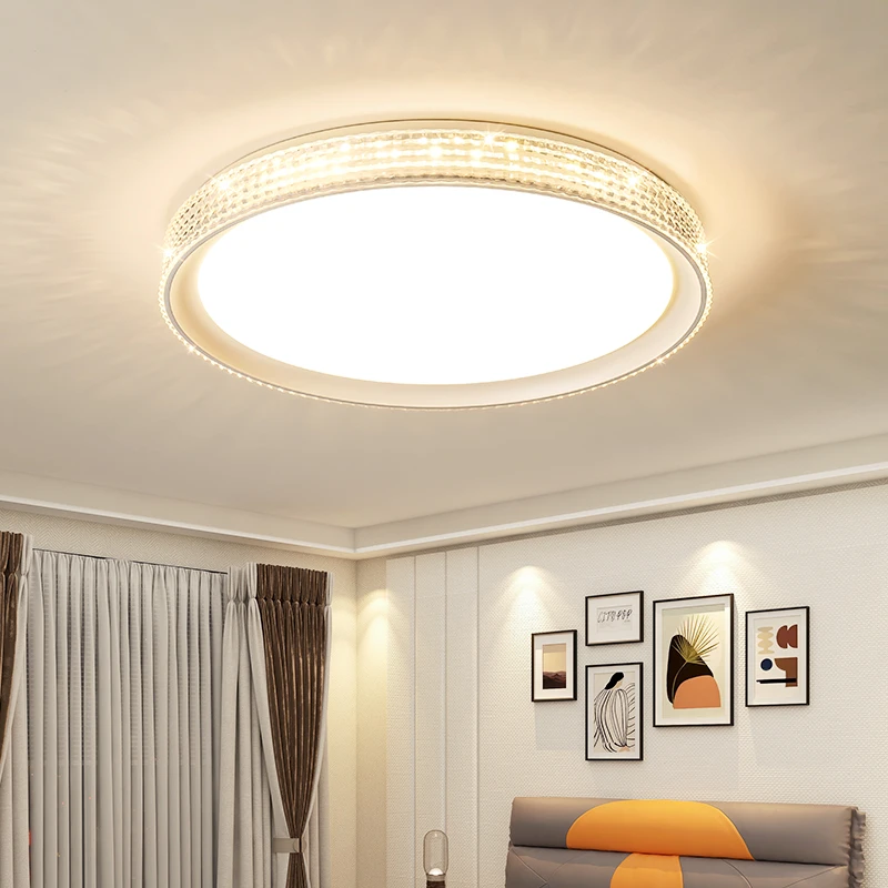 千宏卧室灯2025年新款大气轻奢吸顶灯简约现代省电家用房间灯具