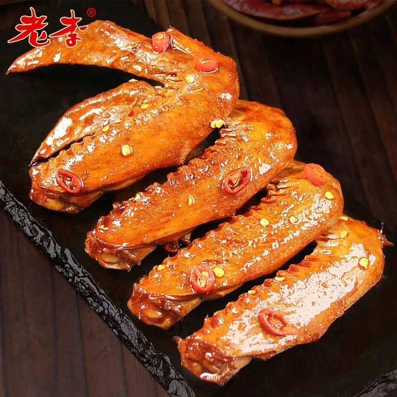 老李香辣鸭翅老李鸭肉制品熟食下酒菜香辣夜宵解馋追剧零食LZ2
