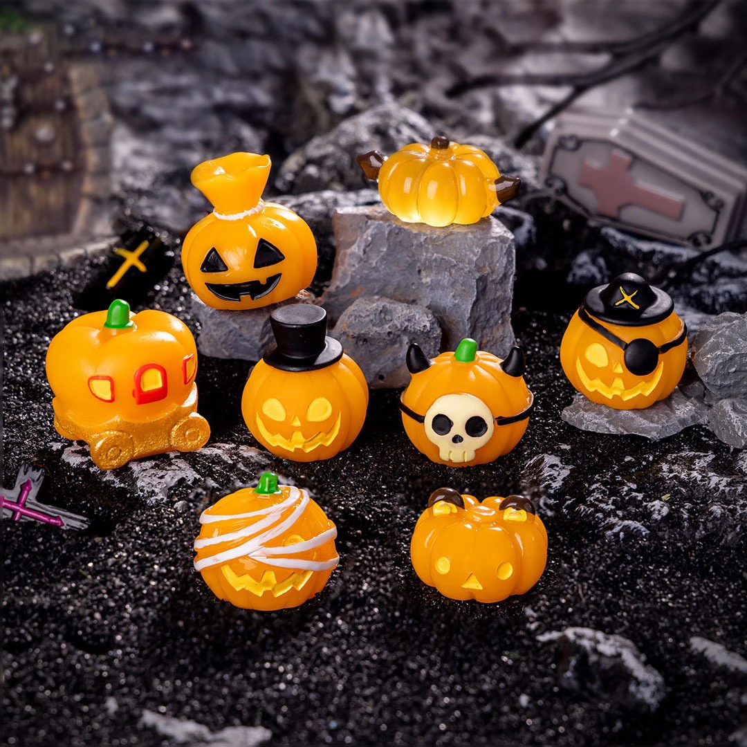 万圣节南瓜马车系列小恶魔diy配件车载装饰品