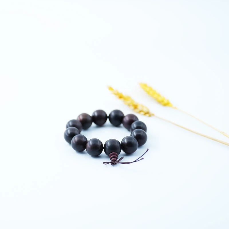 大红酸枝盘串1.5cm原木