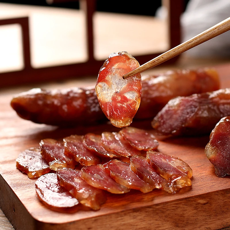 徽州土香肠腊肠正宗徽式农家自制风干土猪香肠腊肉肠安徽黄山特产