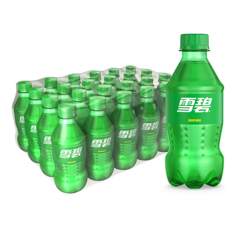 雪碧汽水300ml*24瓶可口可乐柠檬味碳酸饮料小瓶装 3件起包邮批发