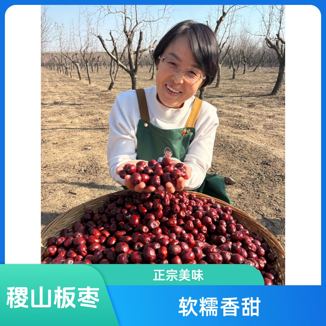 正宗山西特产2024年稷山姚村板枣皇室贡品煲汤熬粥首选