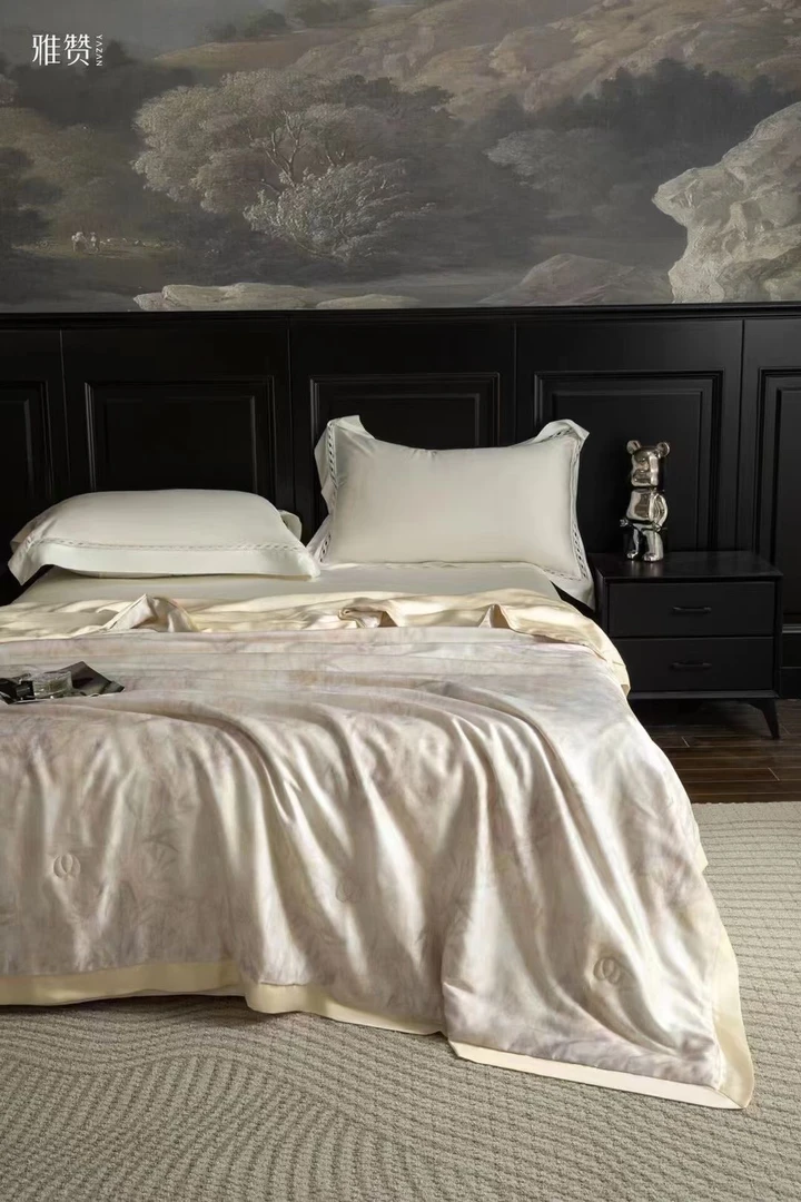 雅赞高奢蚕丝夏被被可水洗