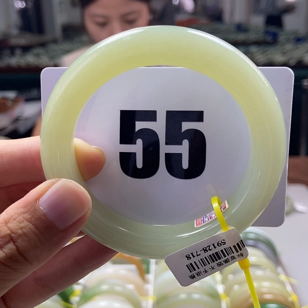 和田玉手镯未镶嵌55.3