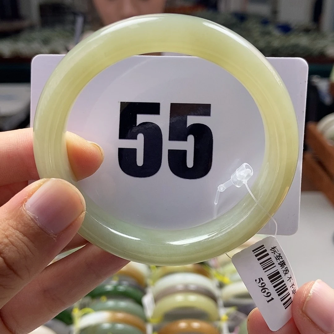 和田玉手镯未镶嵌55.3