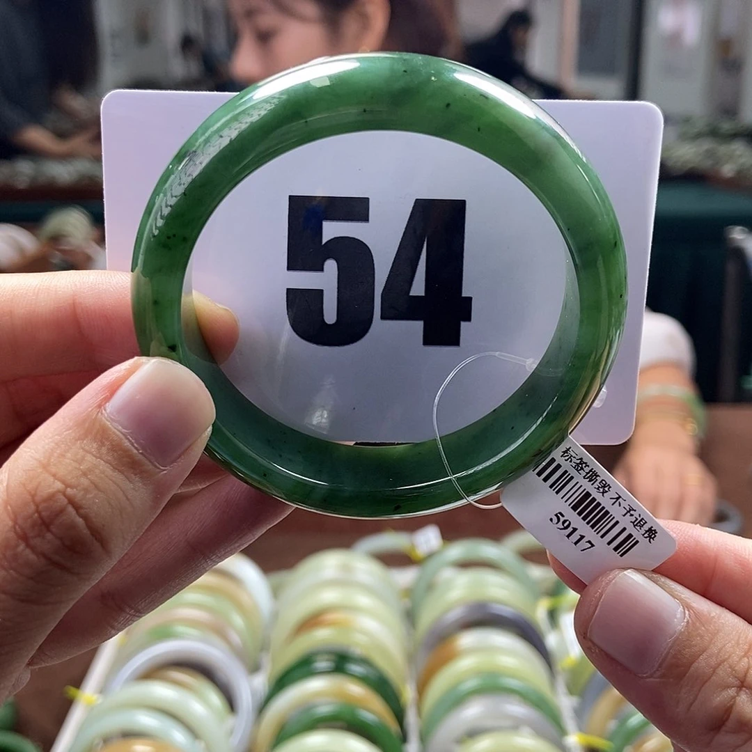 和田玉手镯未镶嵌54.7