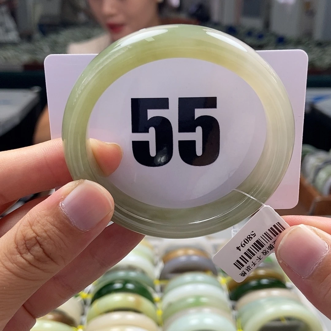 和田玉手镯未镶嵌54.9