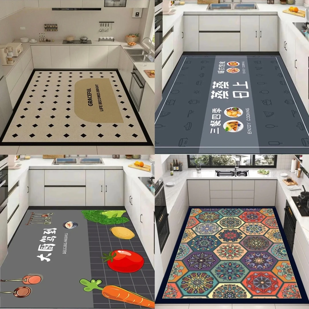 【W3】满铺厨房卫生间硅藻泥地垫吸水防滑专用厨房吸水地垫特大号