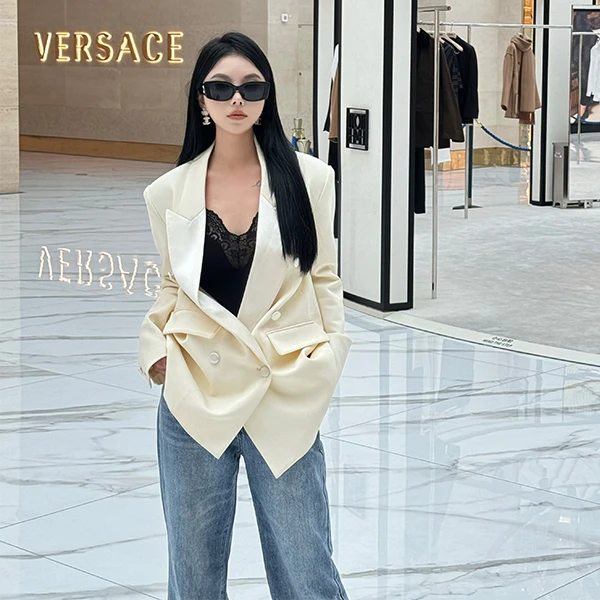 SHIYI｜定制【一眼心动】戗驳领双排扣西装外套女西服