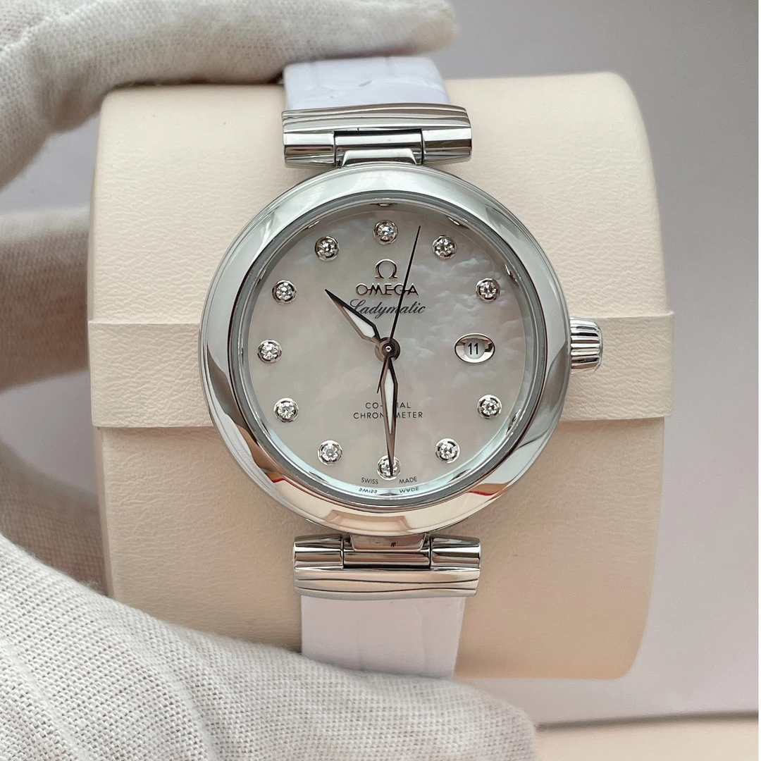 95新 Omega/欧米茄 （米米名表）碟飞系列折叠扣自动机械表径34mm