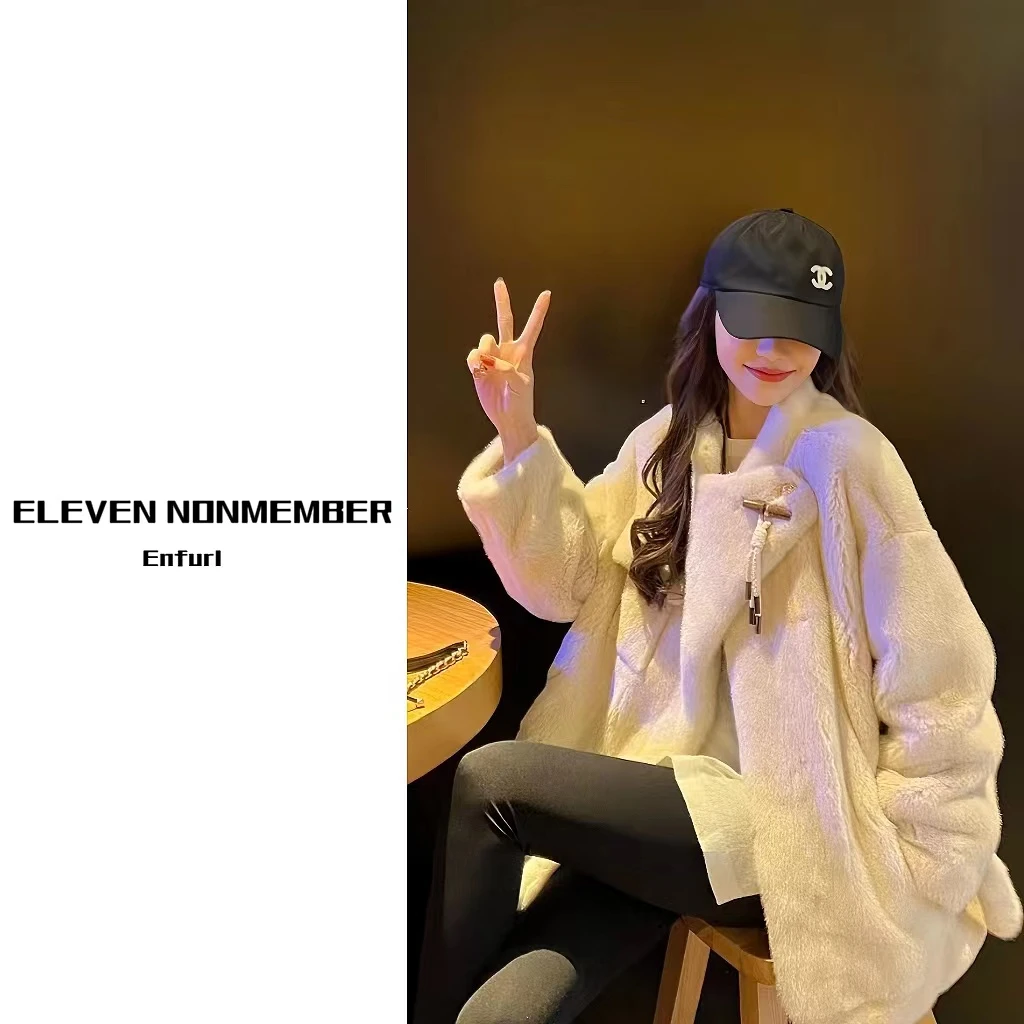 Eleven Nonmember “雪地精灵” GG2218 水貂皮草外套