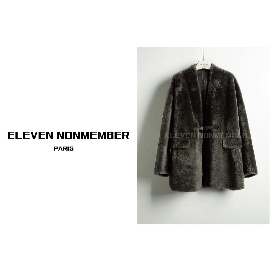 Eleven Nonmember “南法假日” GG77067 皮毛一体皮草外套