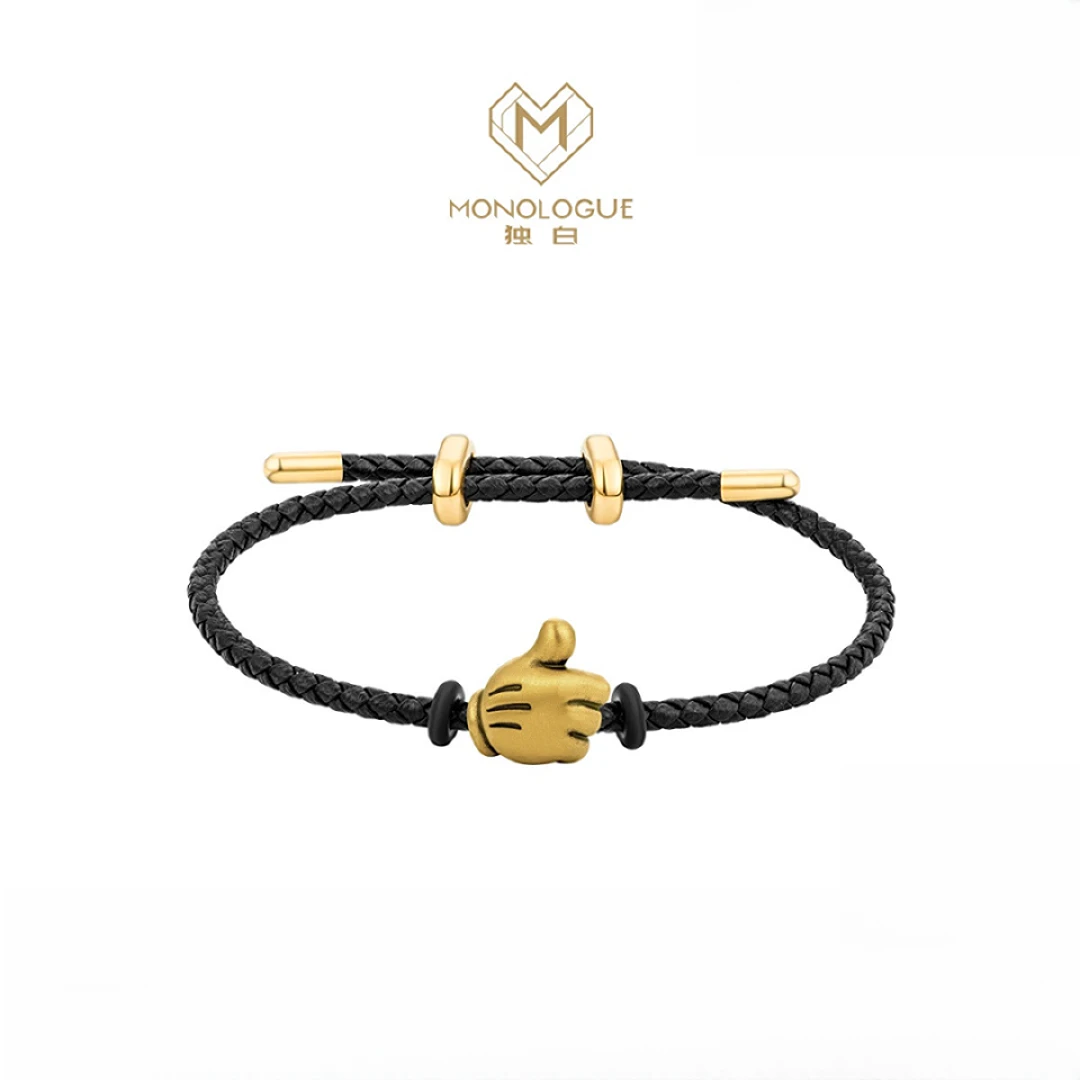 【520】周大福MONOLOGUE独白迪尼赞赞米奇复古转运珠配绳@MR1471