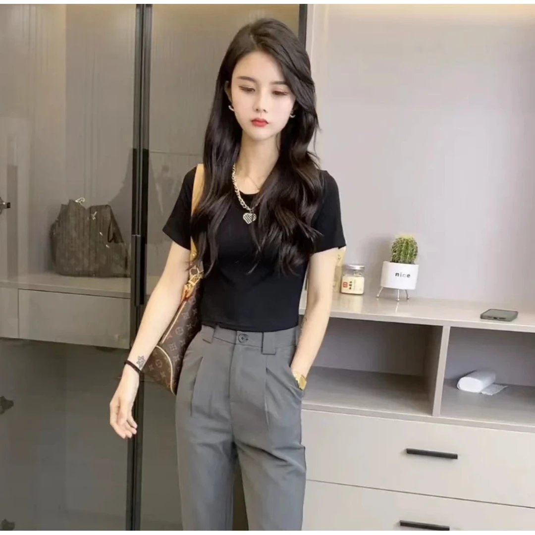 2024夏季新款小个子定制显瘦休闲时尚套装