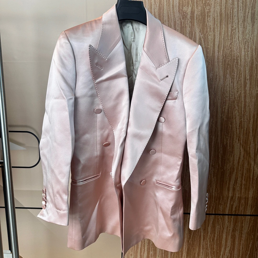古驰 Gucci 新款 内里满印缎面西服外套 40码 99新