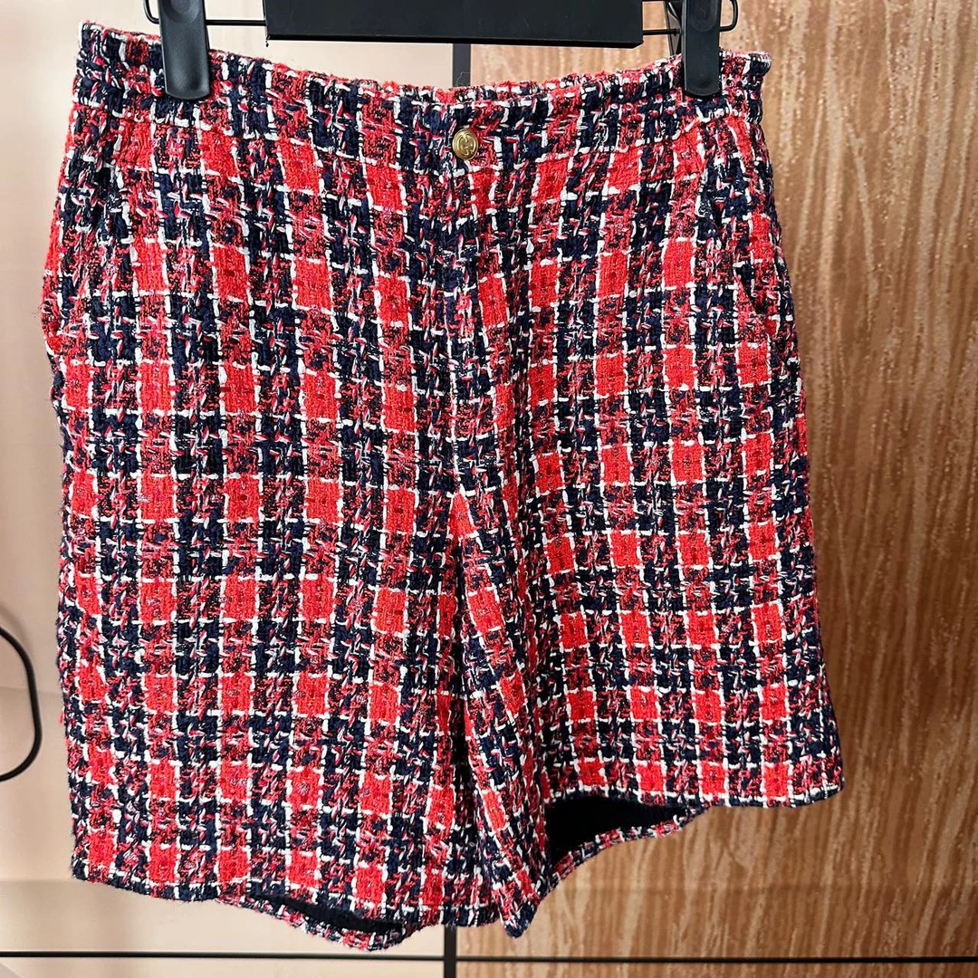 古驰 Gucci 小香风编织短裤 40码 98新