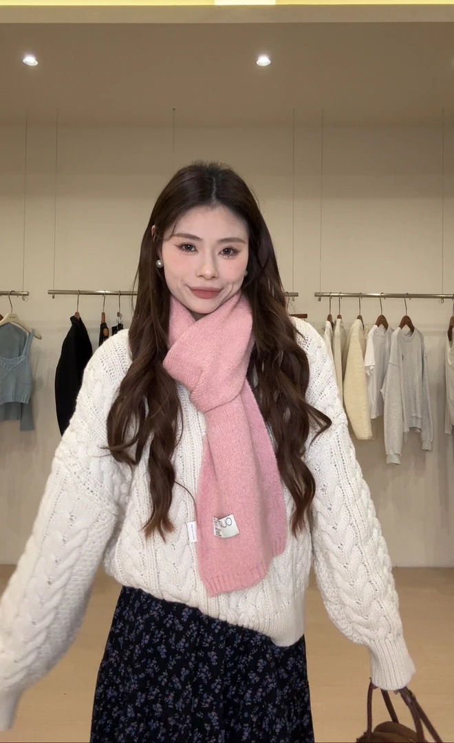 『李木木』韩代麻花毛衣 11007