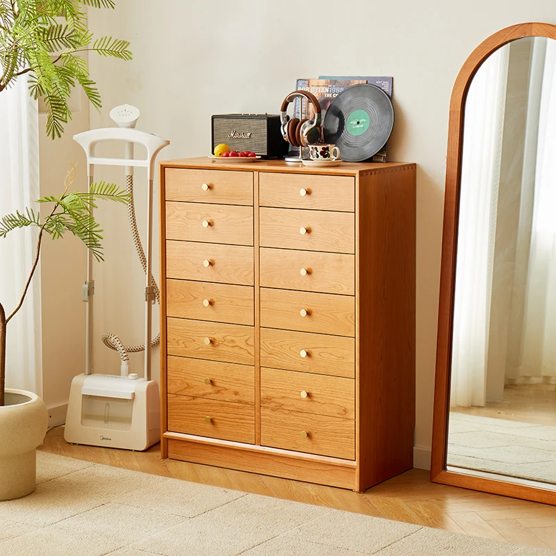 【有容十四斗柜】实木北欧客厅收纳柜储物柜抽屉边柜卧室