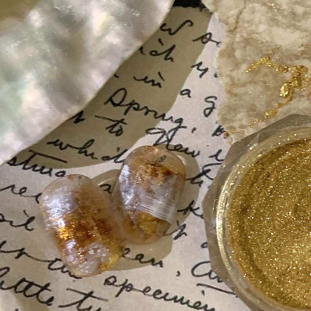 Winnie nail美甲调和粉 油画粉「鎏金」