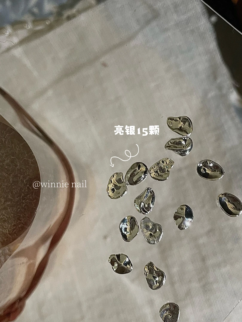 Winnie Nail圣诞新品金属豆豆不规则形状