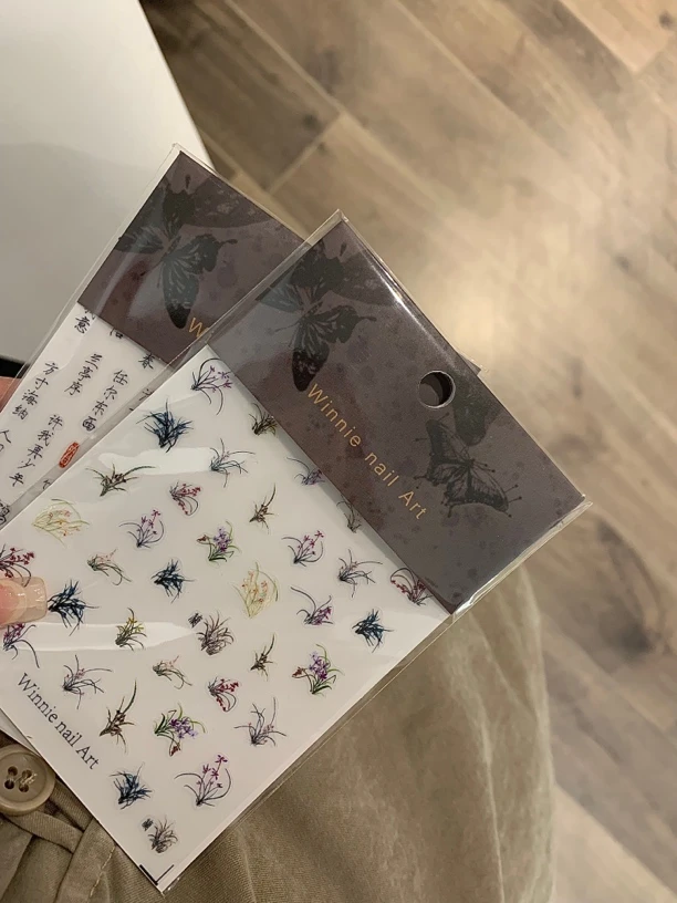 Winnie Nail 新品贴纸国风系列新中式贴纸超薄迷你
