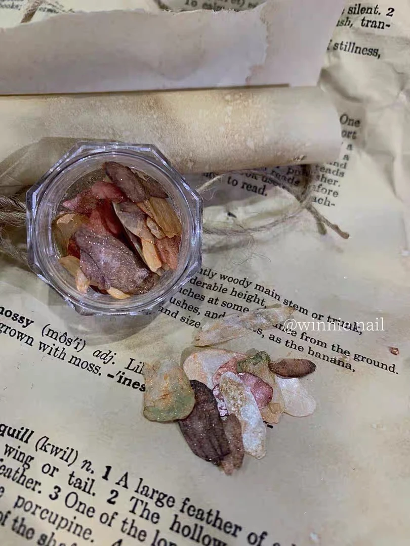 Winnie nail美拉德系列美甲饰品合集「落锦」「西洋醉石」
