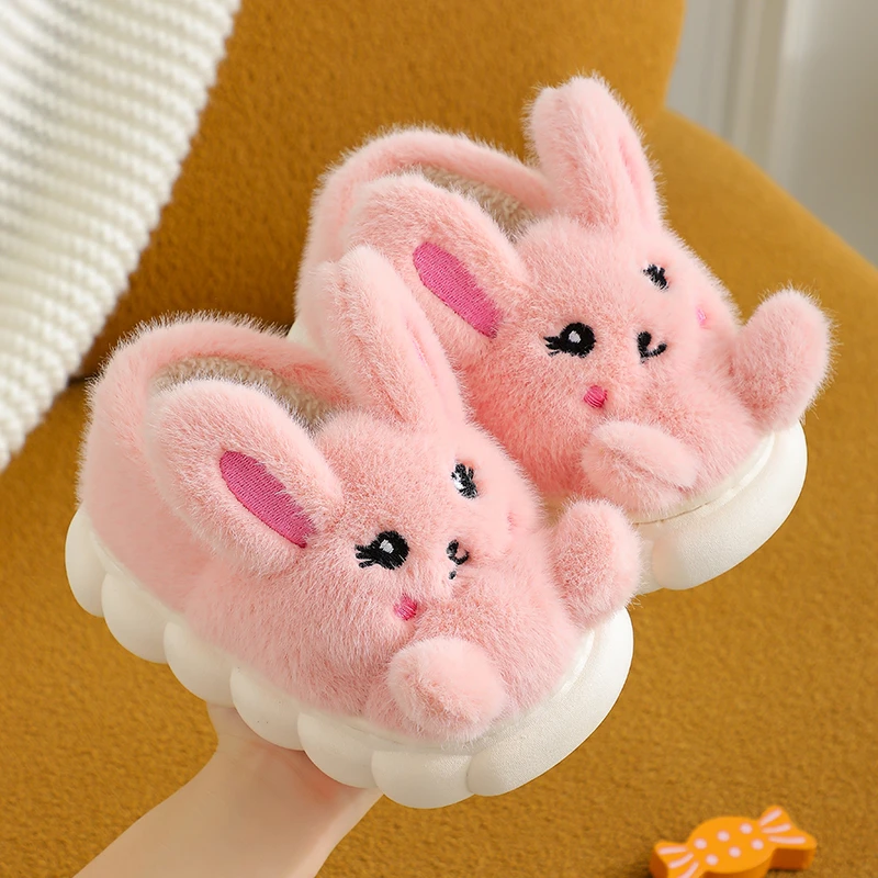 儿童棉拖宝宝男女童男童室内居家亲子防滑软底保暖中小大童棉拖鞋