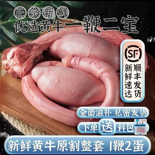 当天新鲜黄牛鞭牛蛋牛三宝 现宰现杀 全程顺丰冷链运输发货