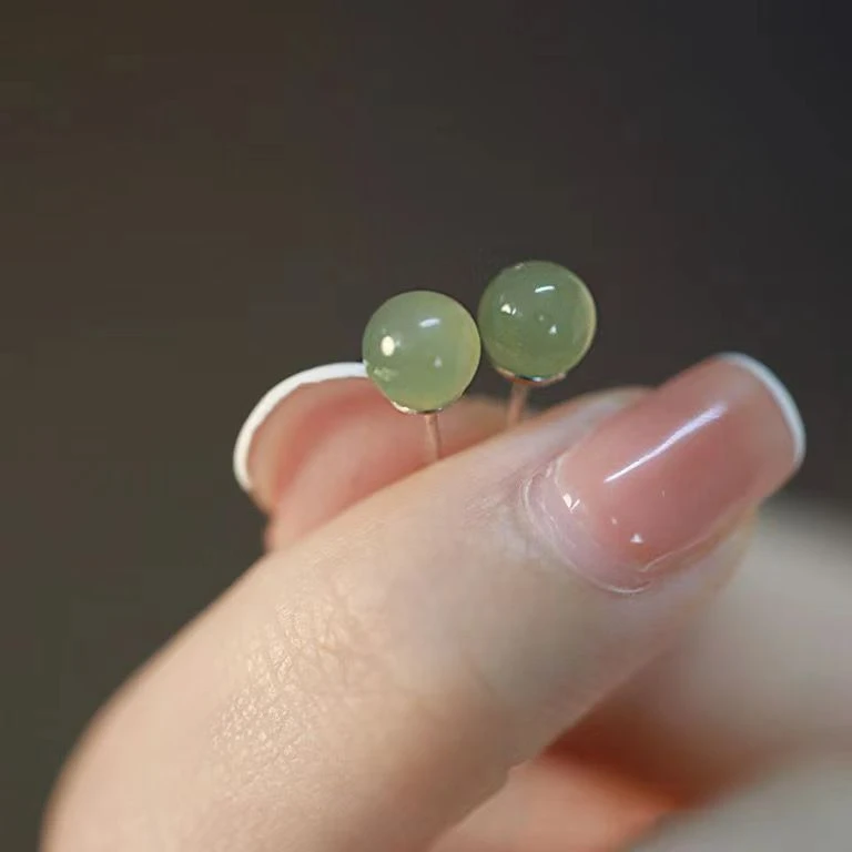 合金耳饰 耳钉女养耳洞2023年新款睡觉不用摘耳环复古高级感耳饰