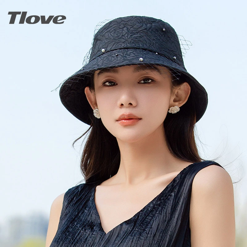 9479+tlove春秋时尚百搭出游逛街优雅简约渔夫帽