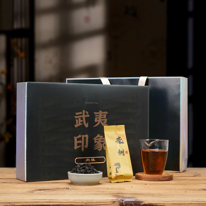 茶礼-武夷印象灰色泡袋装肉桂-250g-1盒-袋